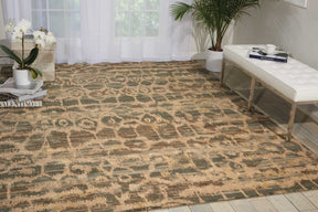 Nourison Multicolor Silken Allure Area Rug - SLK10, Minimal & Modern 3