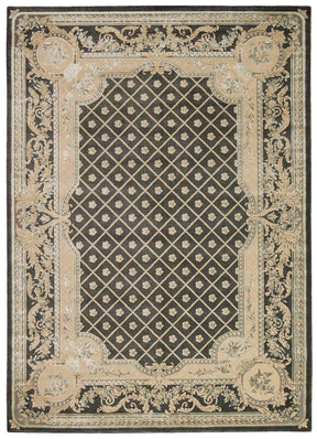 Nourison Charcoal Michael Amini Platine Area Rug - MA201