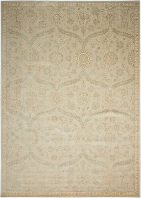 Nourison Cream/Mint Luminance Area Rug - LUM04