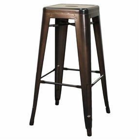 Metropolis Metal Backless Bar Stool (Set of 4) by New Pacific Direct - 938630(C1)