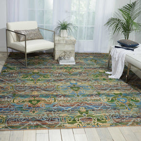 Nourison Seaglass Rhapsody Area Rug - RH010, Minimal & Modern 3