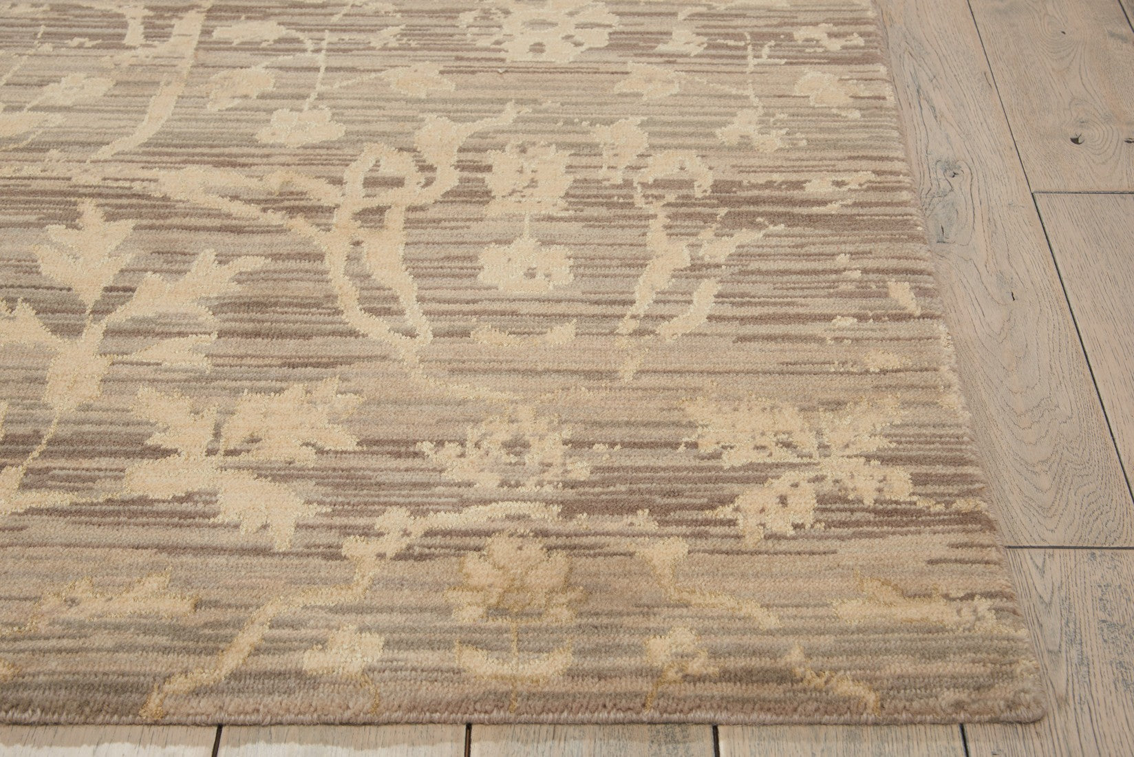 Nourison Taupe Silk Elements Area Rug - SKE22, Minimal & Modern 5