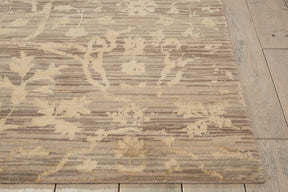 Nourison Taupe Silk Elements Area Rug - SKE22, Minimal & Modern 5