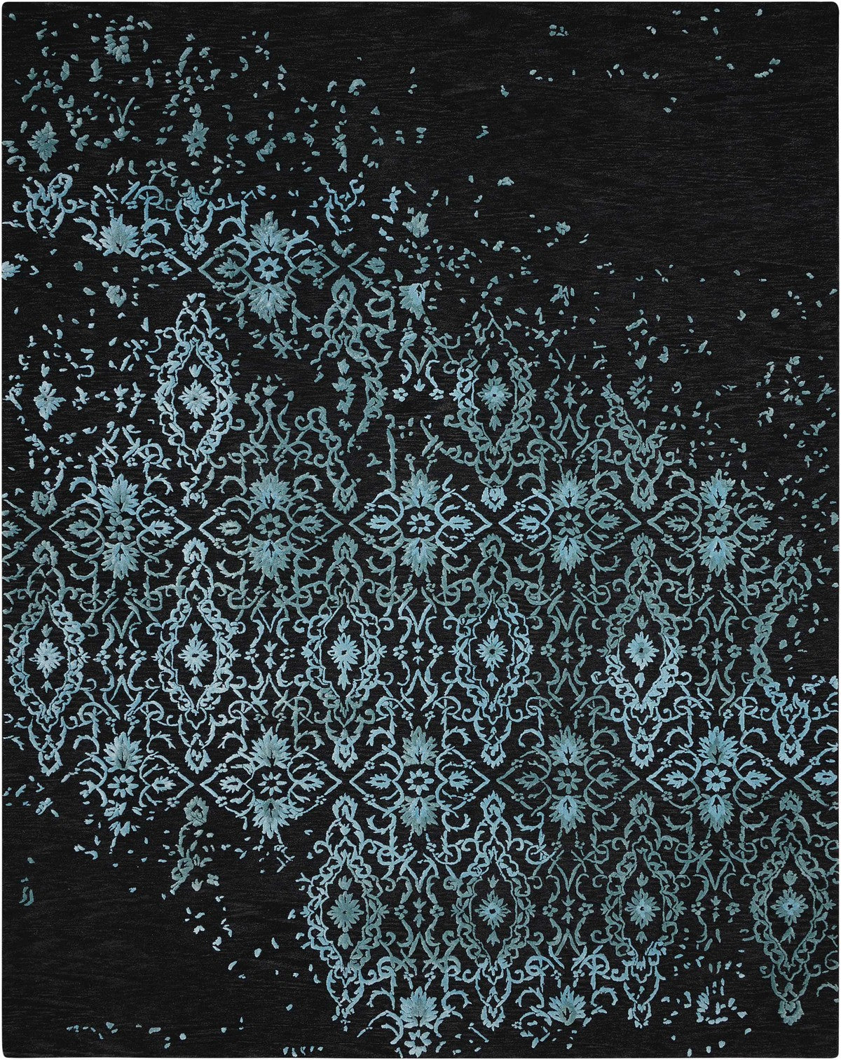 Nourison Midnight/Blue Opaline Area Rug - OPA06