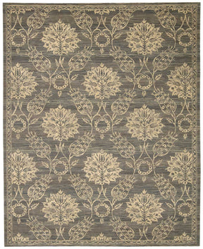 Nourison Graphite Silk Elements Area Rug - SKE31