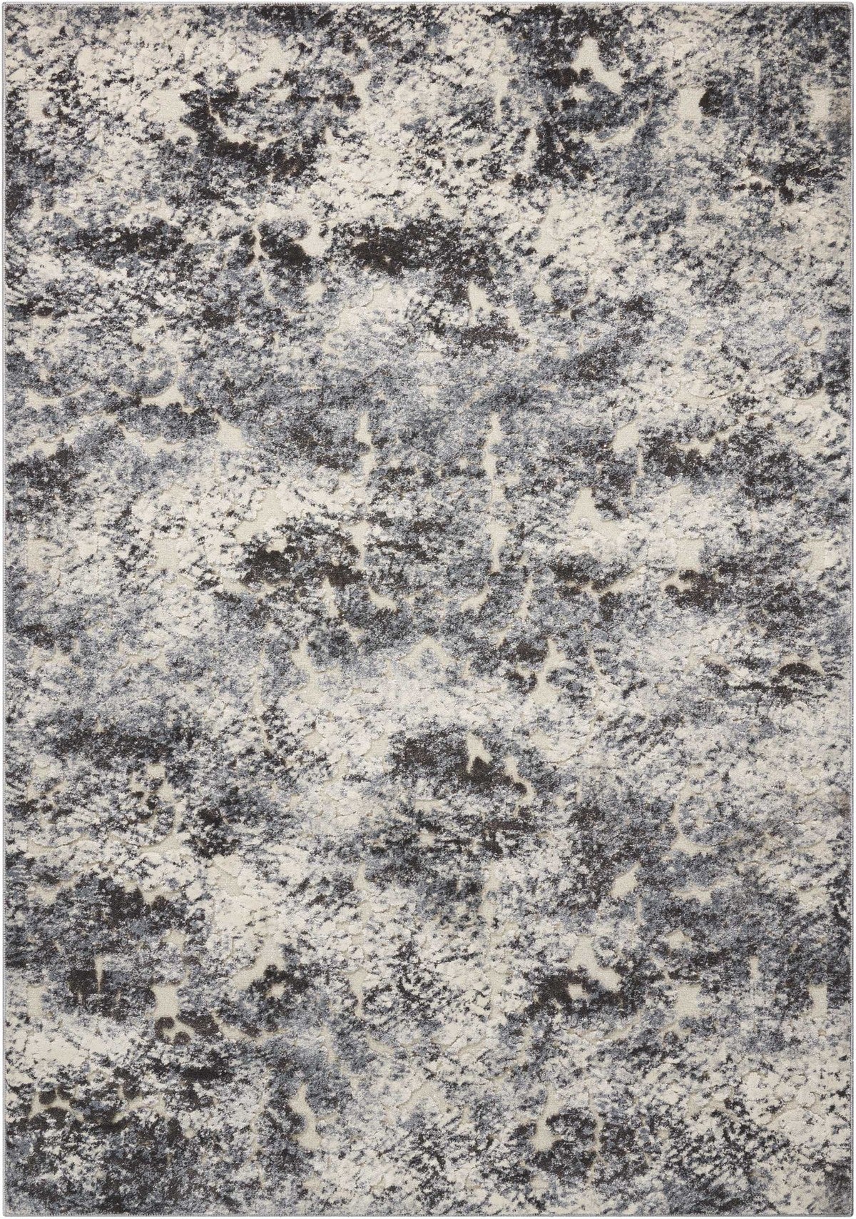 Nourison Ivory/Slate Michael Amini Gleam Area Rug - MA603