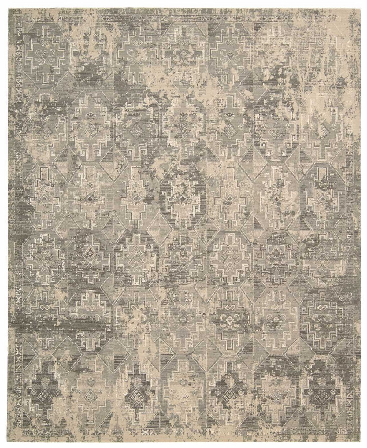 Nourison Mushroom Silk Elements Area Rug - SKE19