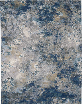 Nourison Blue/Grey Artworks Area Rug - ATW02