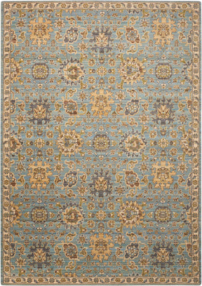 Nourison Light Blue Timeless Area Rug - TML19