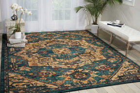 Nourison Teal 2020 Area Rug - NR206, Minimal & Modern 3