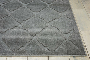 Nourison Grey Michael Amini Gleam Area Rug - MA601, Minimal & Modern 4