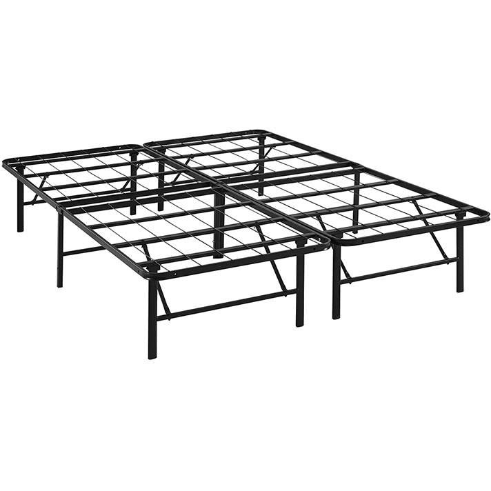 Modway Furniture Modern Horizon Queen Stainless Steel Bed Frame