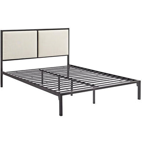 Modway Furniture Modern Della Queen Fabric Bed-Minimal & Modern