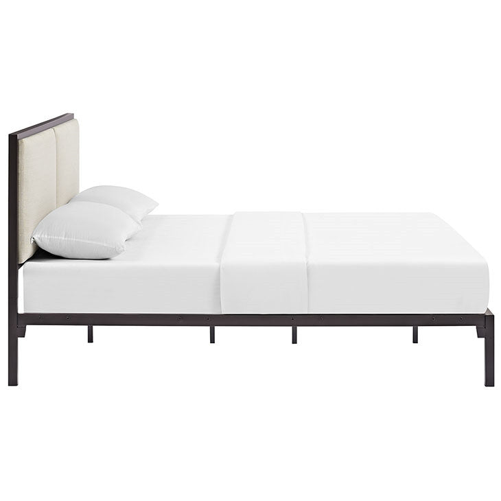 Modway Furniture Modern Della Queen Fabric Bed-Minimal & Modern