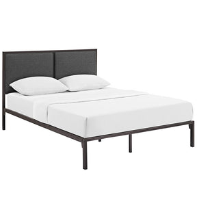 Modway Furniture Modern Della Queen Fabric Bed-Minimal & Modern