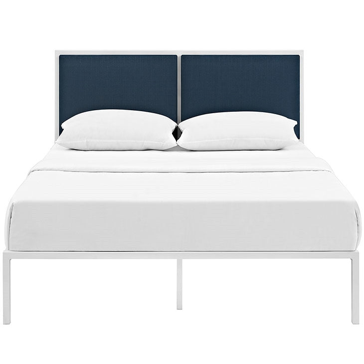 Modway Furniture Modern Della Queen Fabric Bed-Minimal & Modern