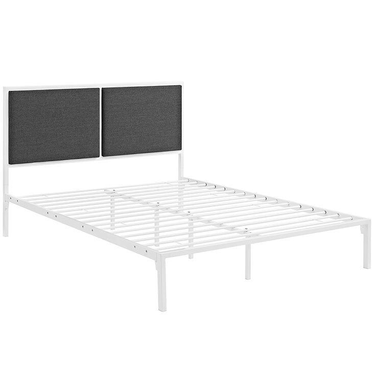 Modway Furniture Modern Della Queen Fabric Bed-Minimal & Modern