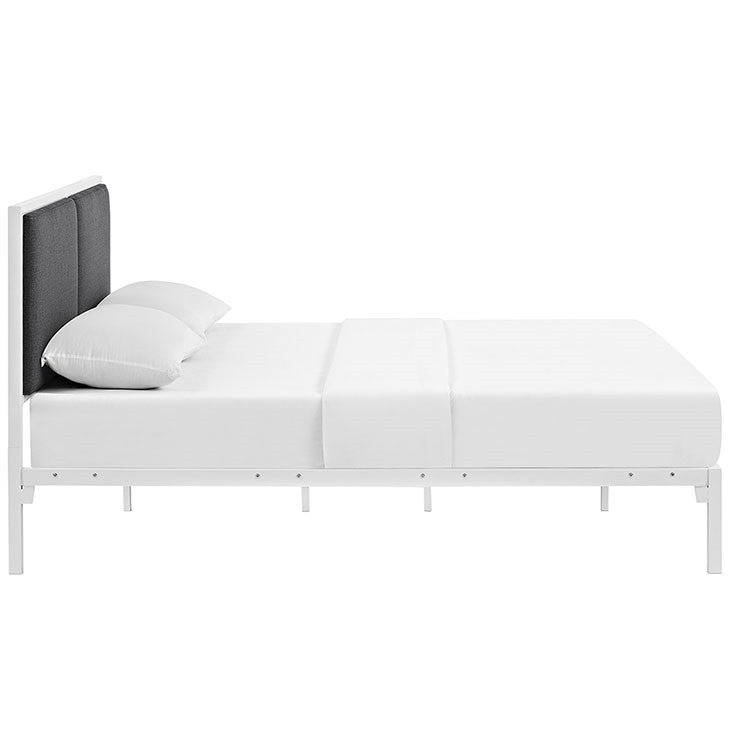 Modway Furniture Modern Della Queen Fabric Bed-Minimal & Modern