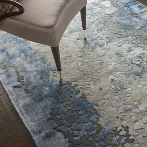 Nourison Denim Prismatic Area Rug - PRS17, Minimal & Modern 4