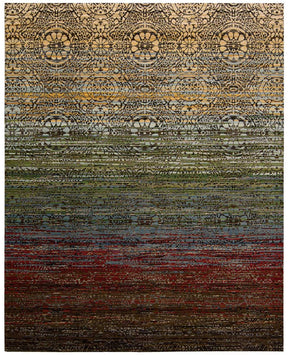 Nourison Multicolor Rhapsody Area Rug - RH002, Minimal & Modern 3