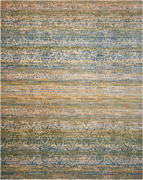 Nourison Beige/Blue Rhapsody Area Rug - RH003