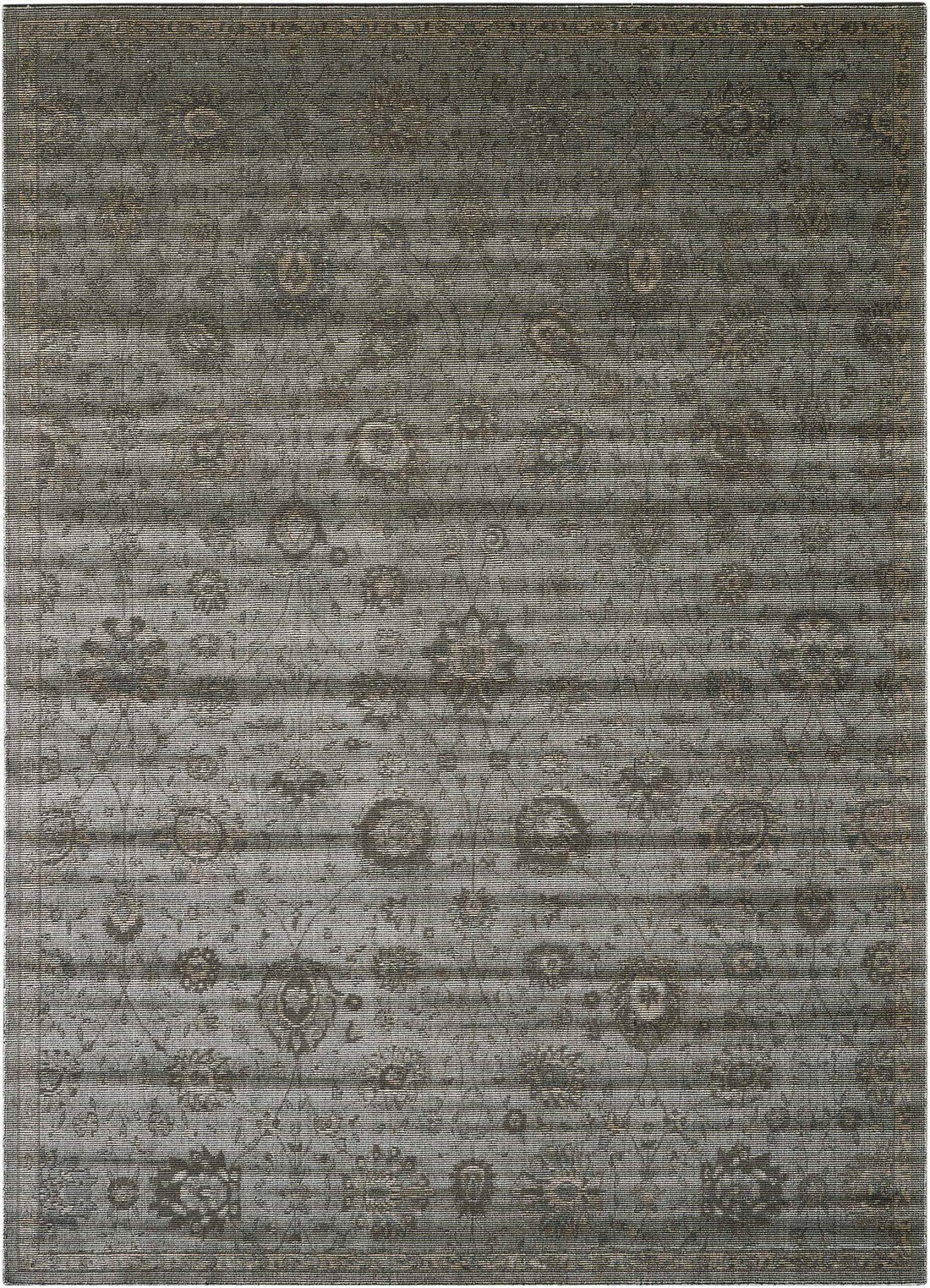 Nourison Graphite Luminance Area Rug - LUM06, Minimal & Modern 3