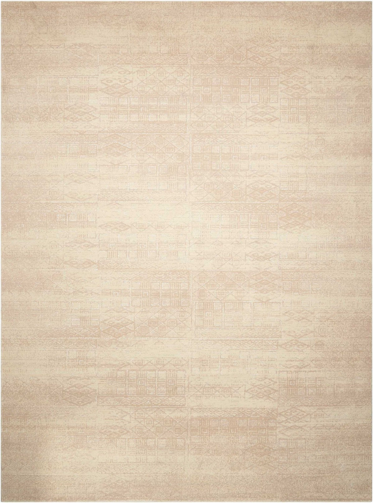 Nourison Bone Silk Elements Area Rug - SKE21