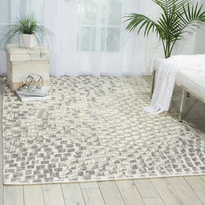 Nourison Cream Twilight Area Rug - TWI08, Minimal & Modern 3