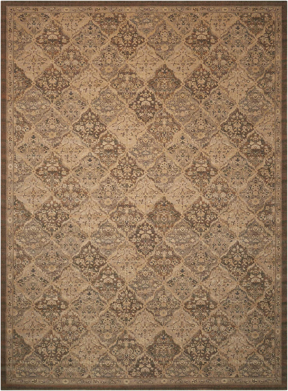 Nourison Multicolor Silken Allure Area Rug - SLK09