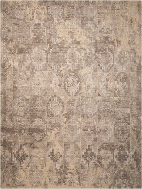 Nourison Mushroom Silk Elements Area Rug - SKE19