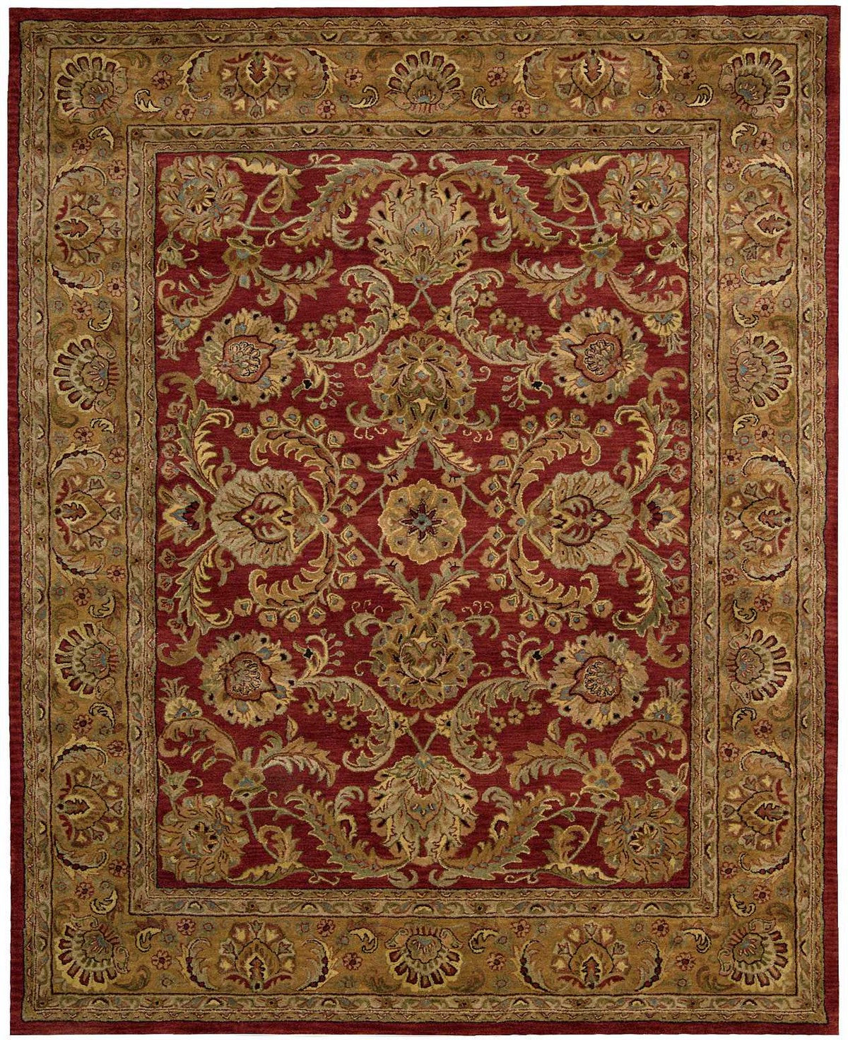 Nourison Burgundy Jaipur Area Rug - JA17