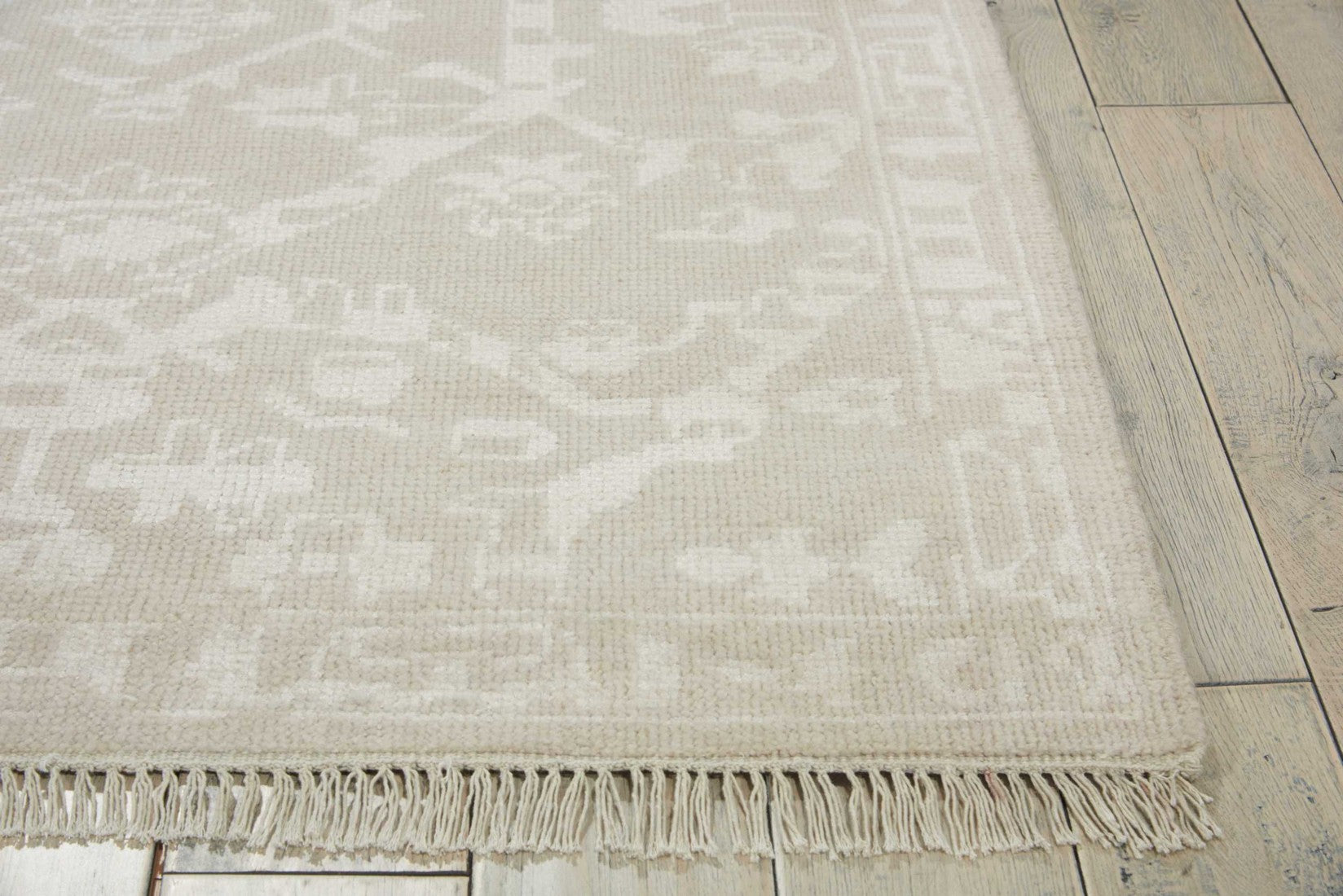 Nourison Light Grey Elan Area Rug - ELN02, Minimal & Modern 4