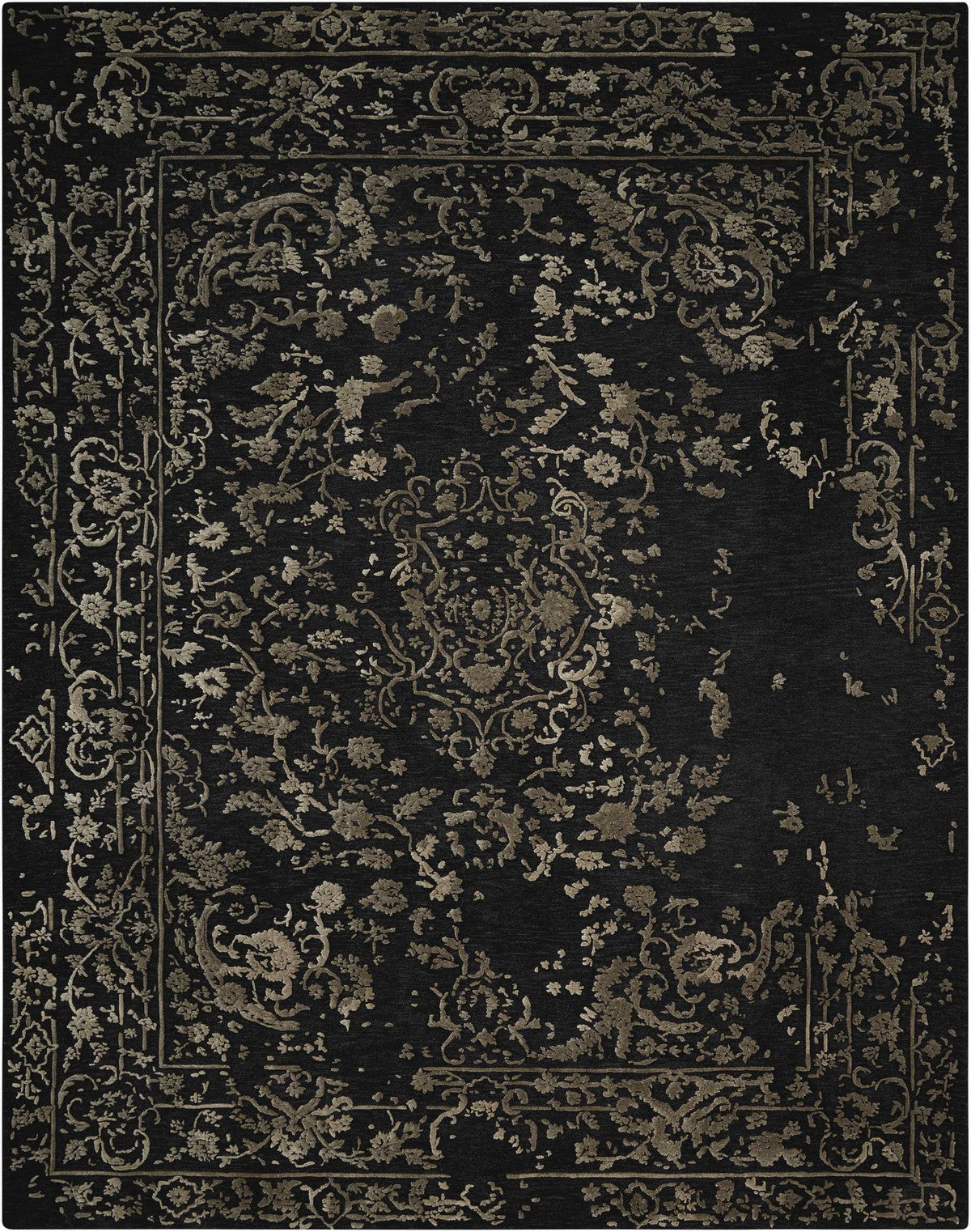 Nourison Midnight/Silver Opaline Area Rug - OPA03