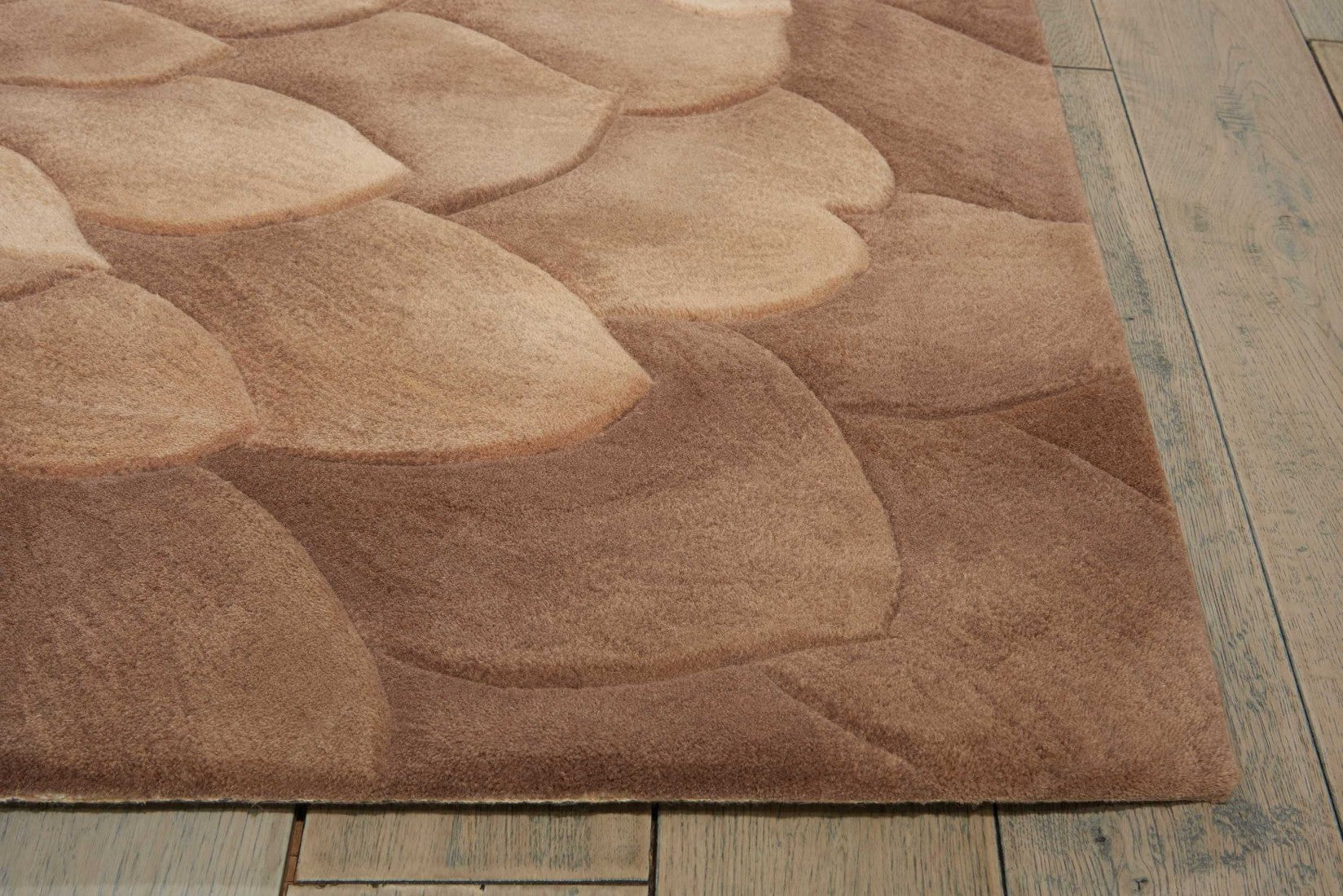 Nourison Taupe/Green Tropics Area Rug - TS11, Minimal & Modern 4