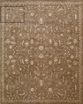 Nourison Cocoa Silk Elements Area Rug - SKE02