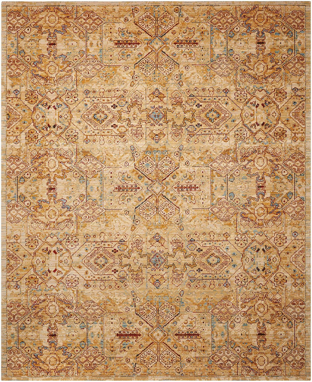 Nourison Light Gold Rhapsody Area Rug - RH008