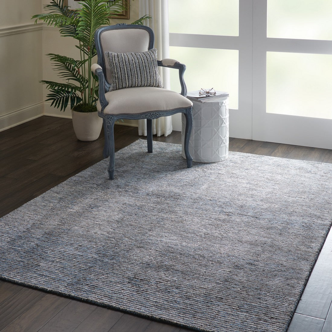 Nourison Slate Ellora Area Rug - ELL03, Minimal & Modern 5