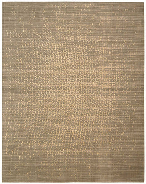 Nourison Mushroom Silken Allure Area Rug - SLK06, Minimal & Modern 3