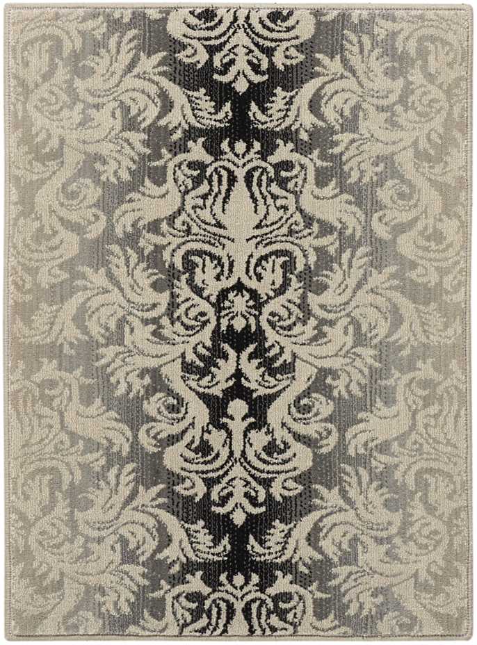 Nourison Charcoal Riviera Area Rug - RI06, Minimal & Modern 2