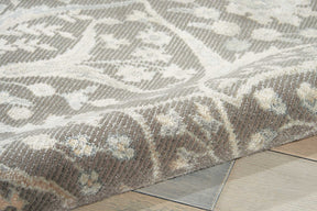 Nourison Steel Luminance Area Rug - LUM08, Minimal & Modern 2