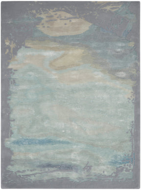 Nourison Seafoam/Silver Prismatic Area Rug - PRS19