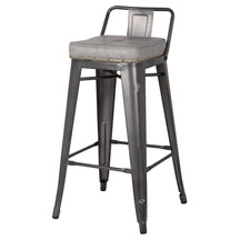 Metropolis PU Leather Low Back Counter Stool (Set of 4) by New Pacific Direct - 9300032