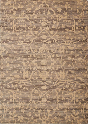 Nourison Taupe Silk Elements Area Rug - SKE22